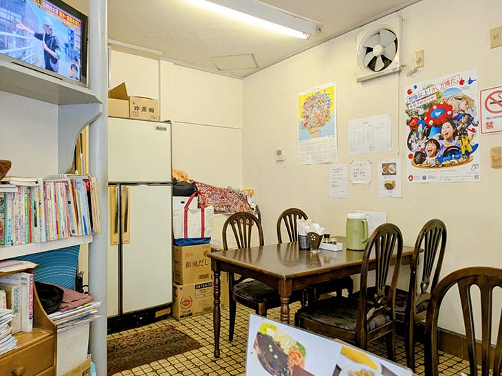 タイムスリップしたような店内