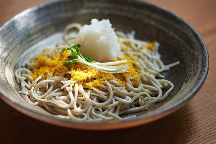 「からすみそば」2,100円