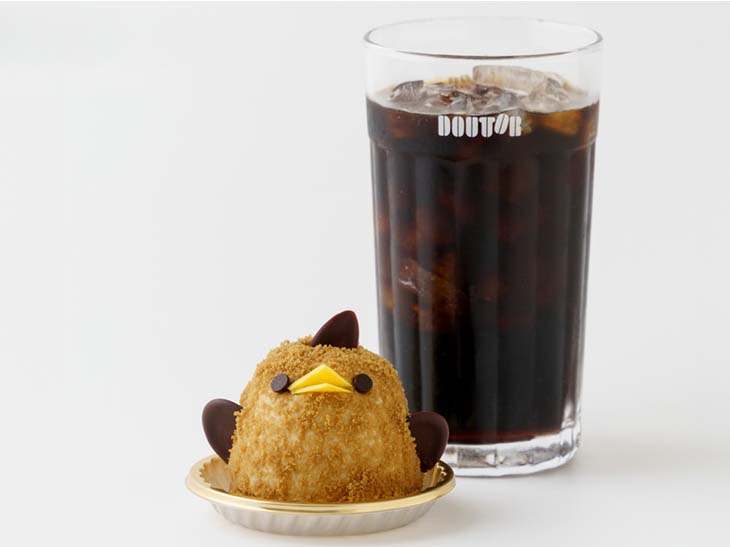 「ドトールコーヒーぴよりん」550円（提供はイートインのドリンクセットのみ。ドリンク代は要別途） [食楽web]
