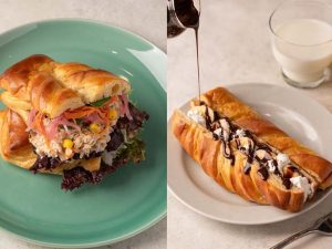 （左から）満足なモーニングが味わえる「ツナマヨサンド」や、ギルティフリーでも食べすぎ注意な魅惑のチョコバナナサンドも [食楽web]