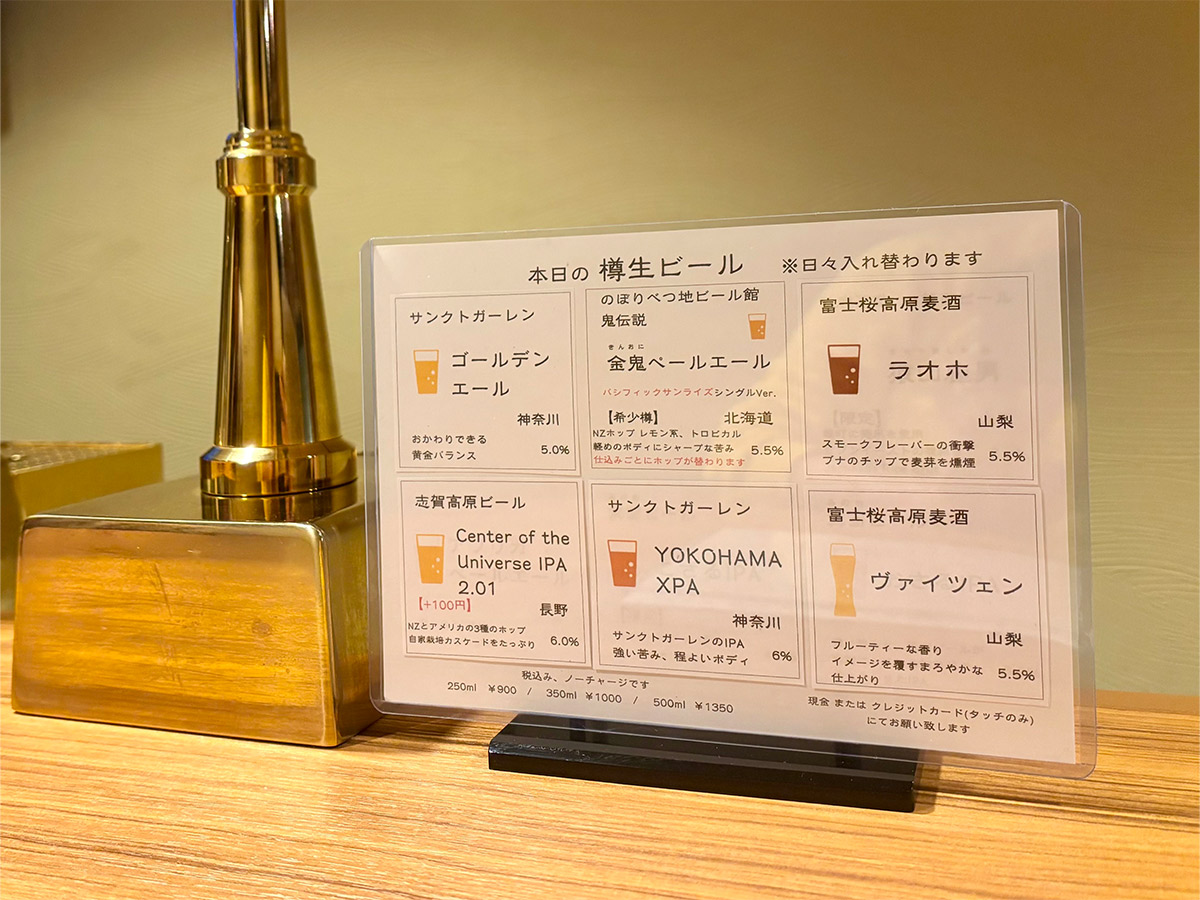 2025年7月、とある日のラインナップ。価格はサイズにより900円〜1350円