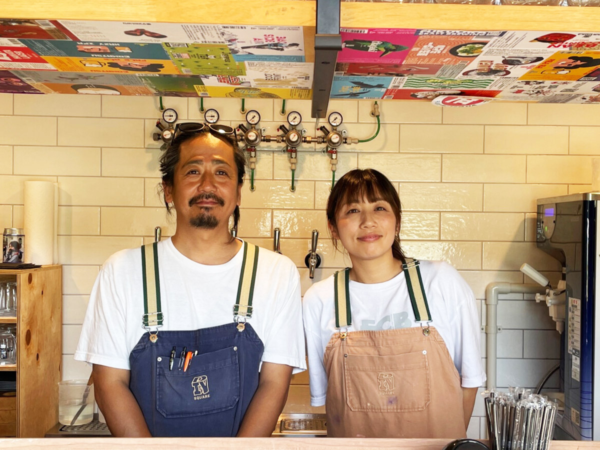 店に入ると、スタッフの西口さんご夫妻が明るく出迎えてくれます