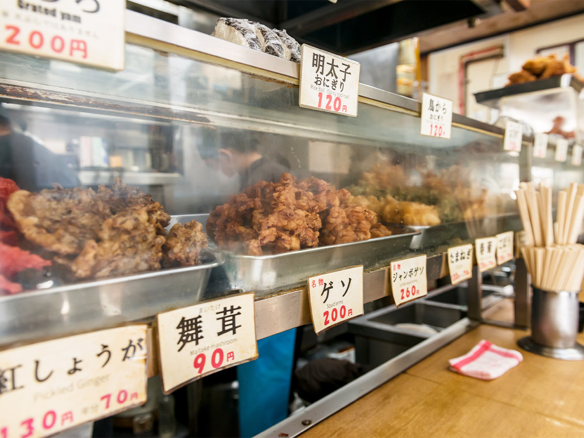 天ぷらの種類がめちゃくちゃ豊富