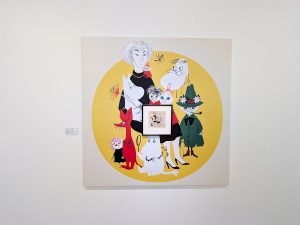 「ムーミンたちとの自画像」1952年