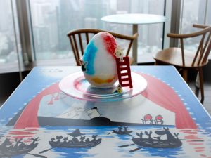 「ムーミンとリトルミイ、ミムラねえさんのかき氷」（1780円）
