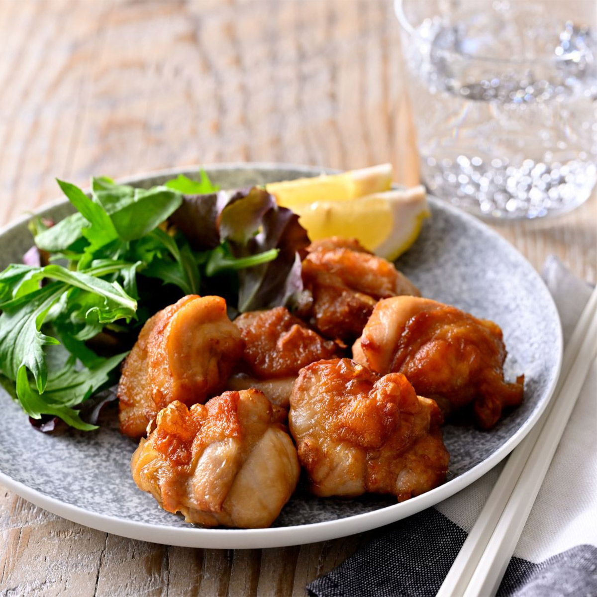 唐揚げもヘルシーに食べられます[食楽web]
