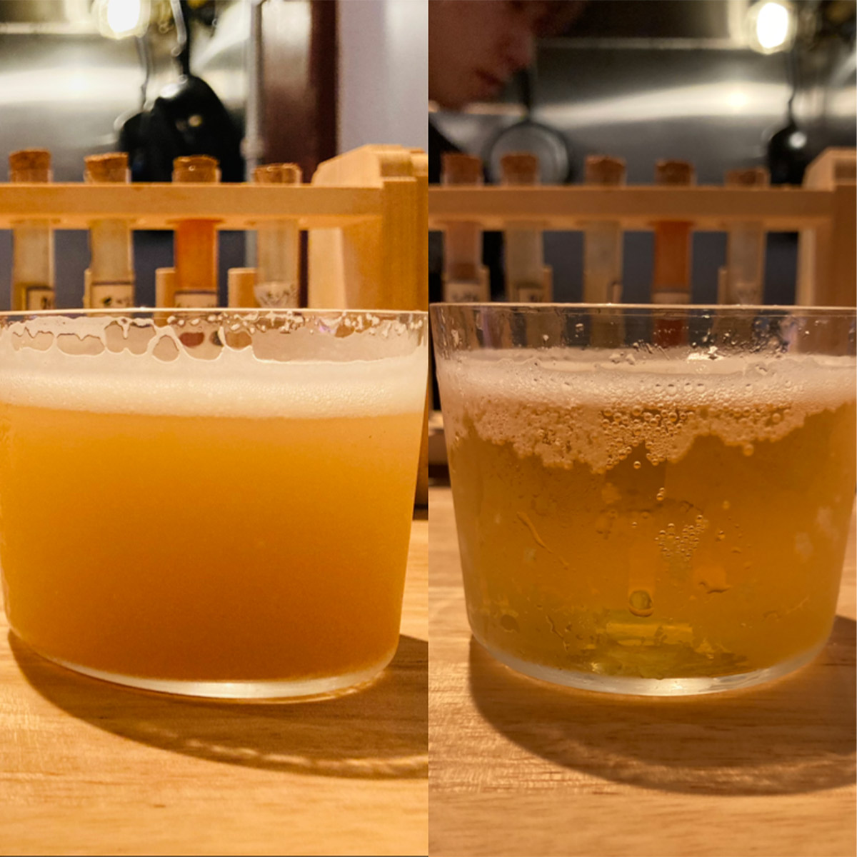 左：Perch #2／右：Lemon Grass Lager