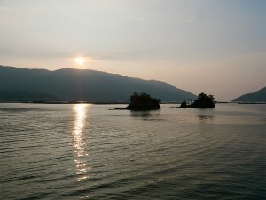 瀬戸内海の夕景