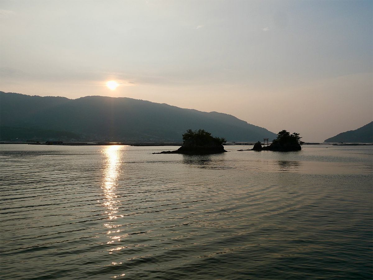 瀬戸内海の夕景