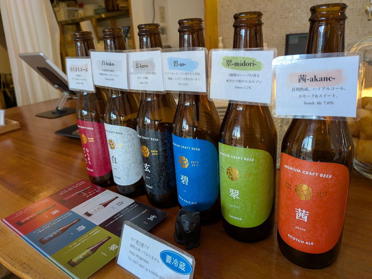 持ち帰り用の瓶ビールはECサイトでも販売中。3本セット3,410円、6本セット6,182円