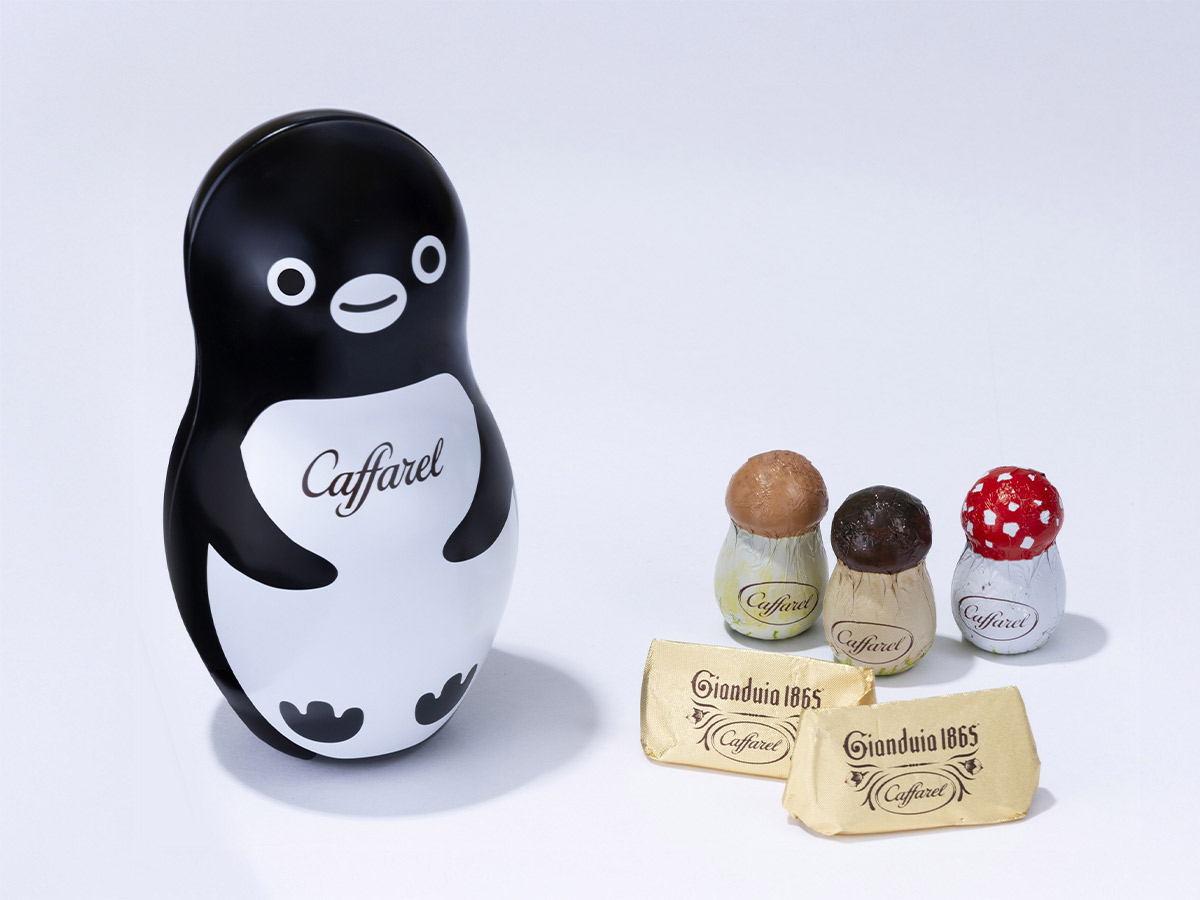 『カファレル』の「Suicaのペンギン ピッコロ缶」5粒入1436円(グランスタ東京/改札内B1 丸の内坂エリア)