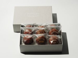 シングルオリジンのカカオを使った上質なブラウニー。9個入 3800円