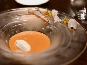ガスパチョ・本日の魚