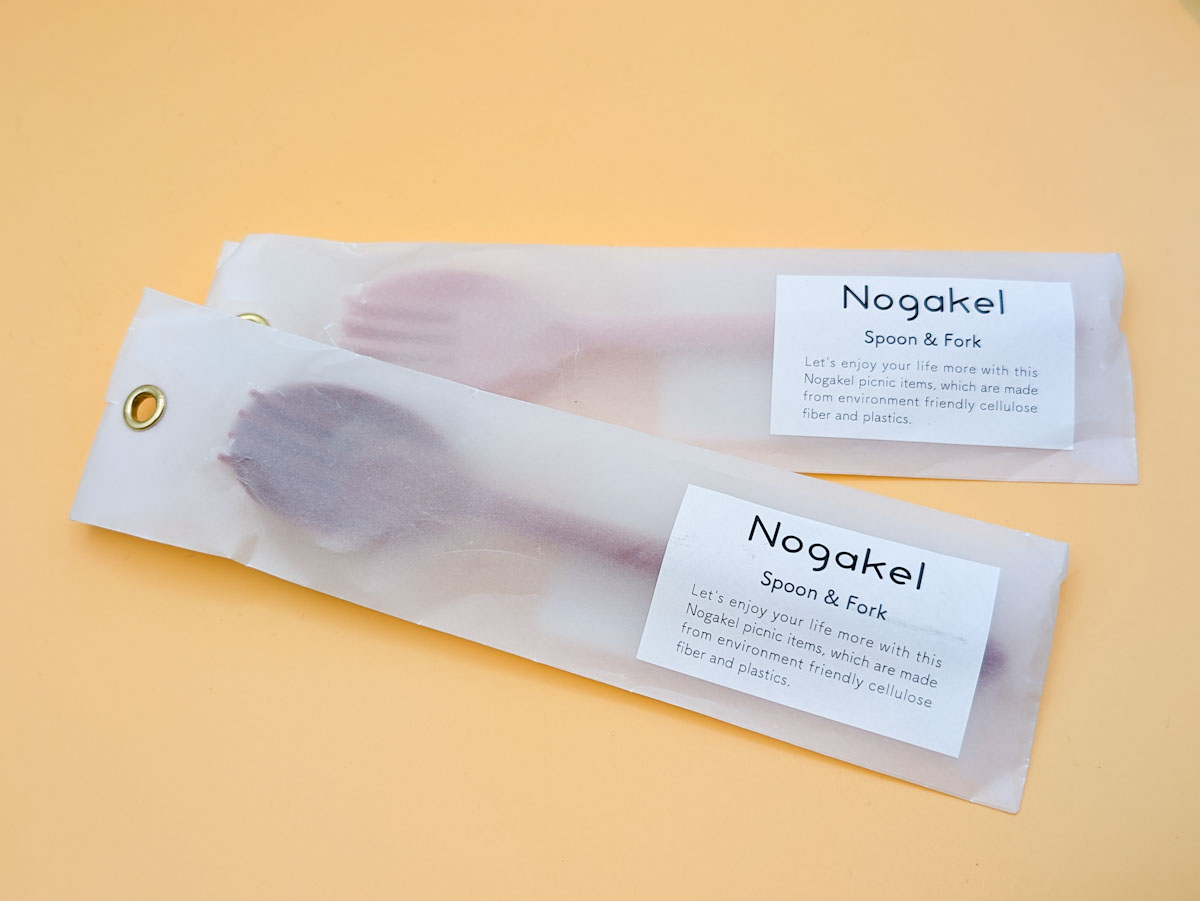 「Nogakel Spoon&Fork」各550円