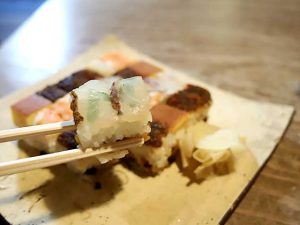 関西の押し寿司の定番といえば小鯛