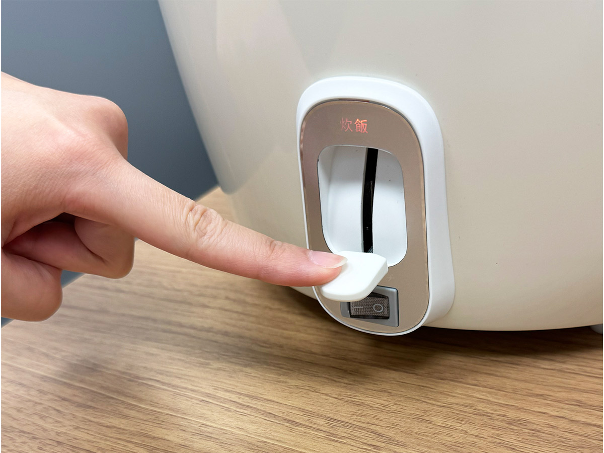 一新された操作パネル