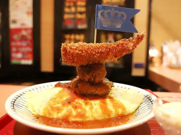 Yahoo:超ボリューム！ 「角煮ール＝ヤング」の角煮オムライスの画像を見る