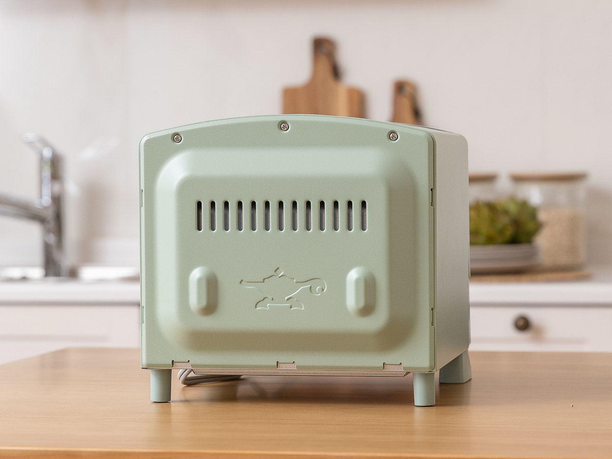 ブランドの象徴であるランプマークは背面にあります