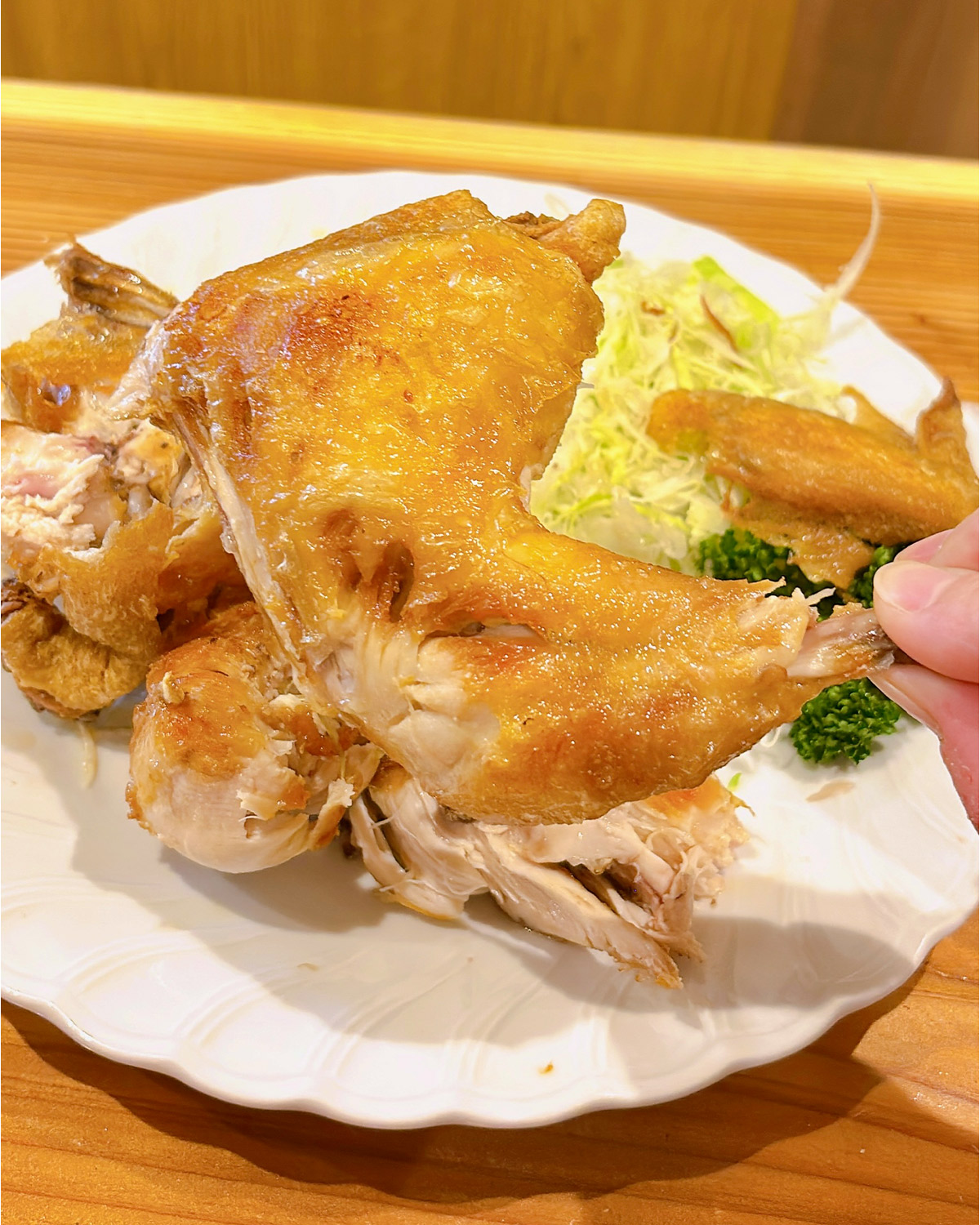 「若鳥唐揚」時価（この日は950円）