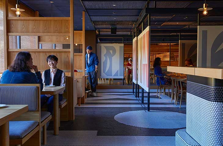 モダンで居心地の良い『Mr.Maurice’s Italian』の店内