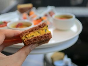 「プラントベースエッグ＆トリュフのサンドウィッチ」