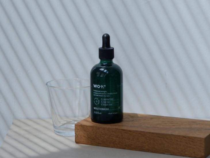 「MOUTH WASH」(100ml)3080円、海藻由来成分「ミルテクト」が歯の表面をコーティング 【食楽web】