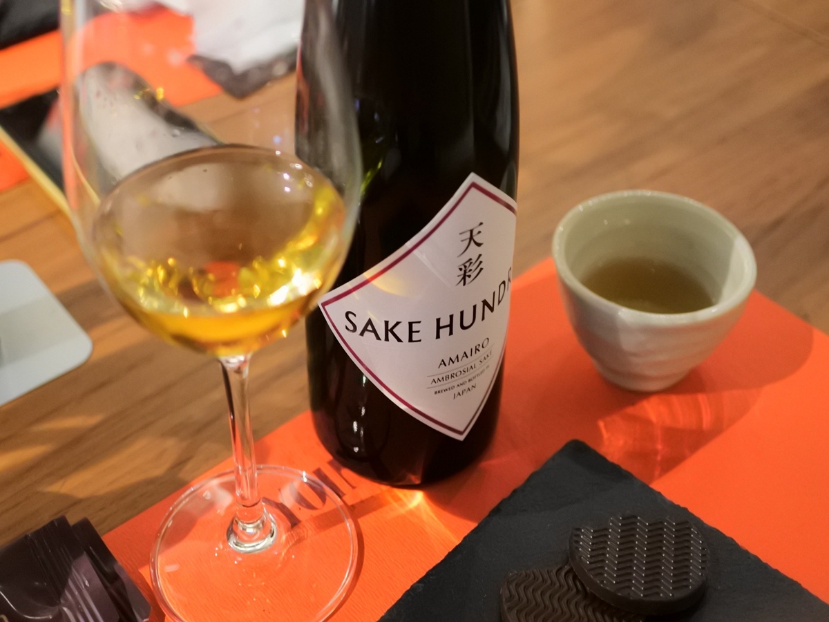 試食会では、日本酒とのマリアージュが話題に