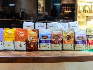 UCCが展開する豆のラインアップ