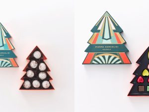 左：プティ サパンドゥ ノエル（8個入）3,564円／右：グラン サパン ドゥ ノエル（10個入）4,644円