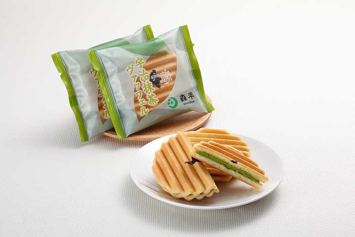 京都みやげにピッタリな抹茶菓子も販売 ※画像提供 森半