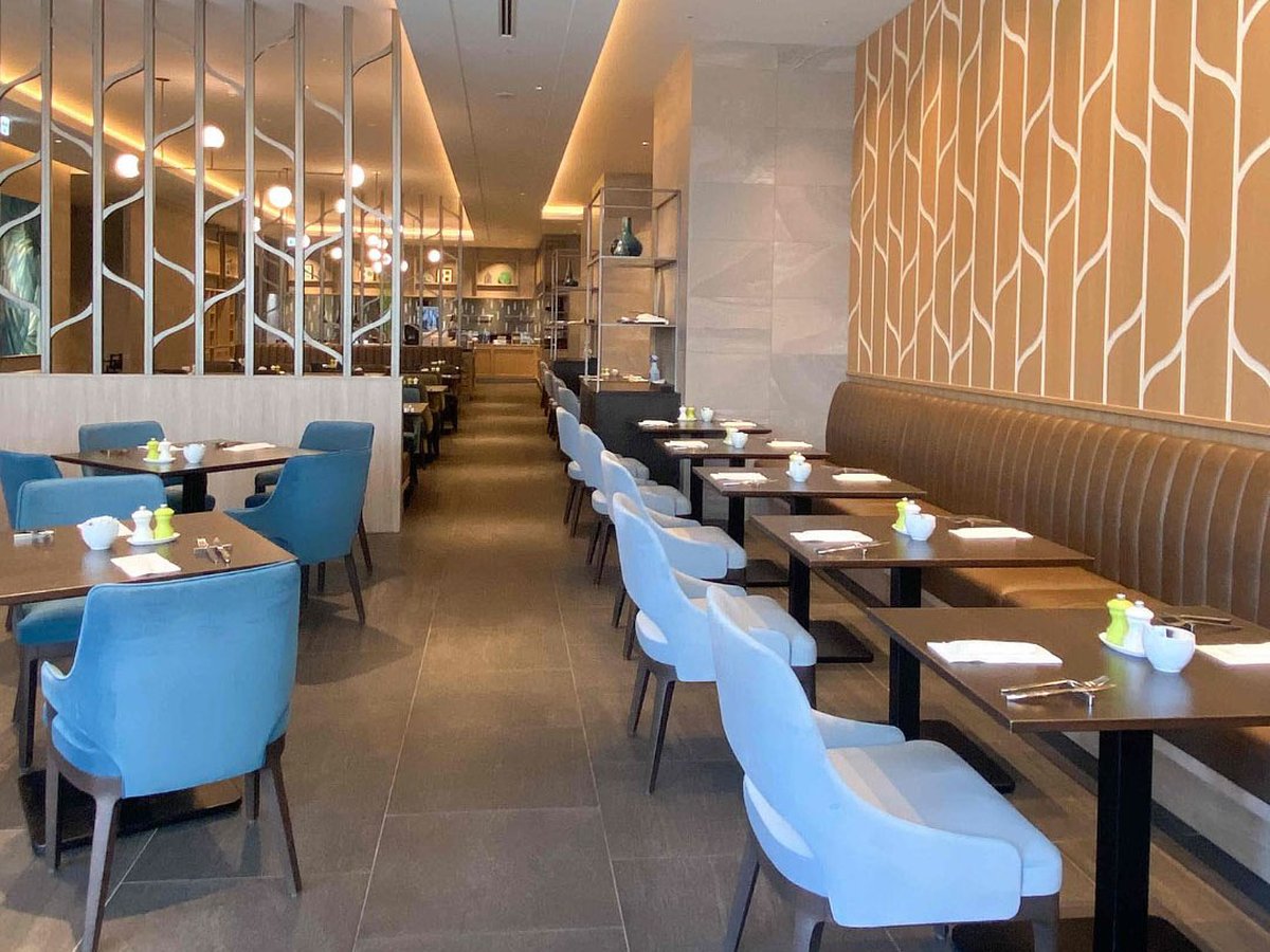 朝食ビュッフェの会場