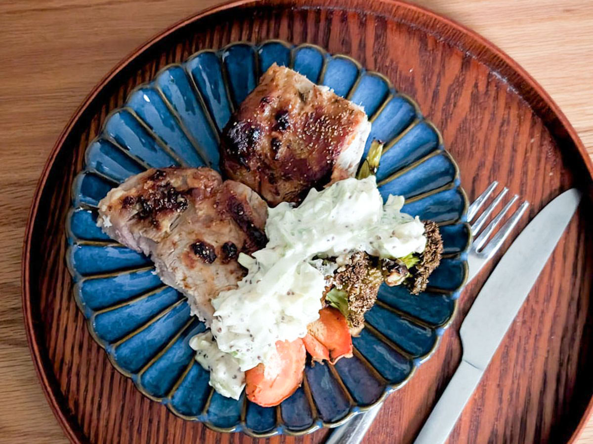 マヨネーズと粒マスタードと和えてタルタル風に。グリルした肉や野菜と相性が良いです