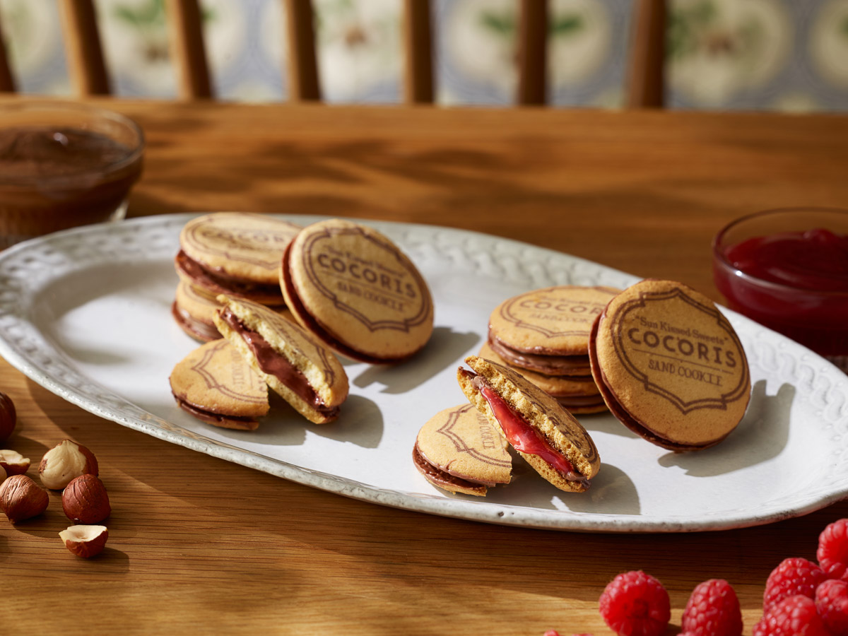 「ヘーゼルナッツと木苺」6個入 1,560円他