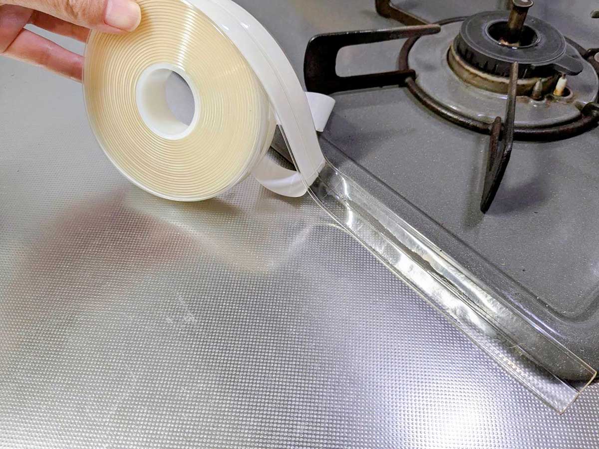 ハサミで好きな長さにカットできる