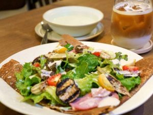 旬野菜のガレットをセットで