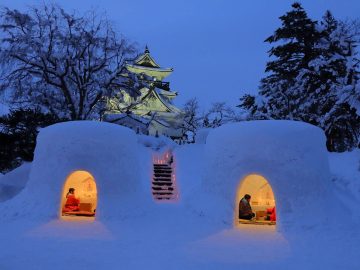 秋田の冬巡りが楽しい！ 2月開催の伝統祭り、絶景の温泉とご当地グルメ