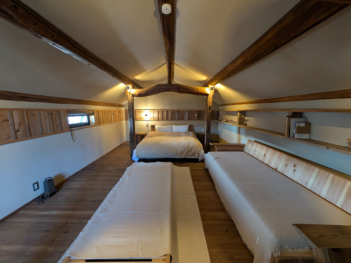 家族と一緒に過ごせる広々とした「き(木の棟)」