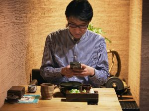 美しいそばがきを、思わずパシャリ