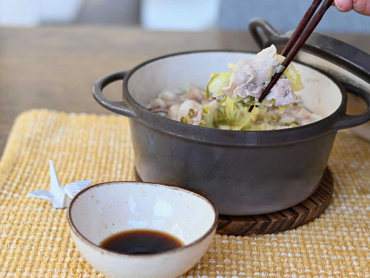 プレーン味はごま油やポン酢をつけて味わって　［食楽web］