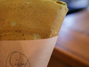 「抹茶キャラメルと生クリーム」