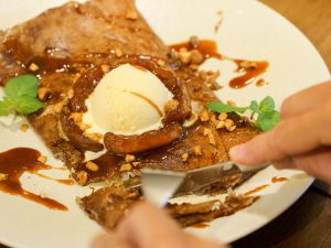 「タルトタタン風リンゴのガレットセット」