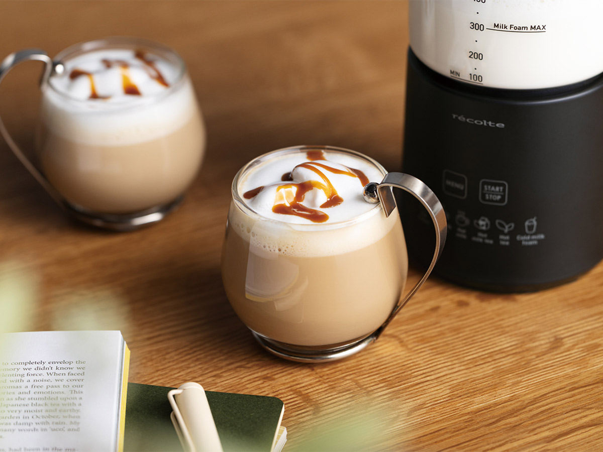 カフェのようなきめ細かいミルクフォームができる