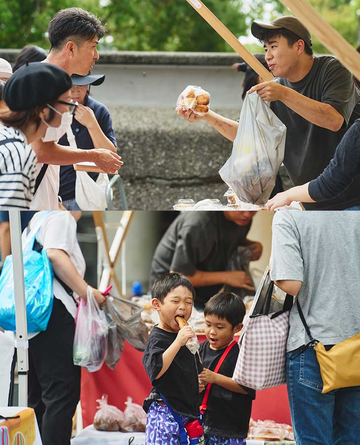 トップシェフたちが認めた佐賀の食材を集めたマルシェも賑わいを見せた