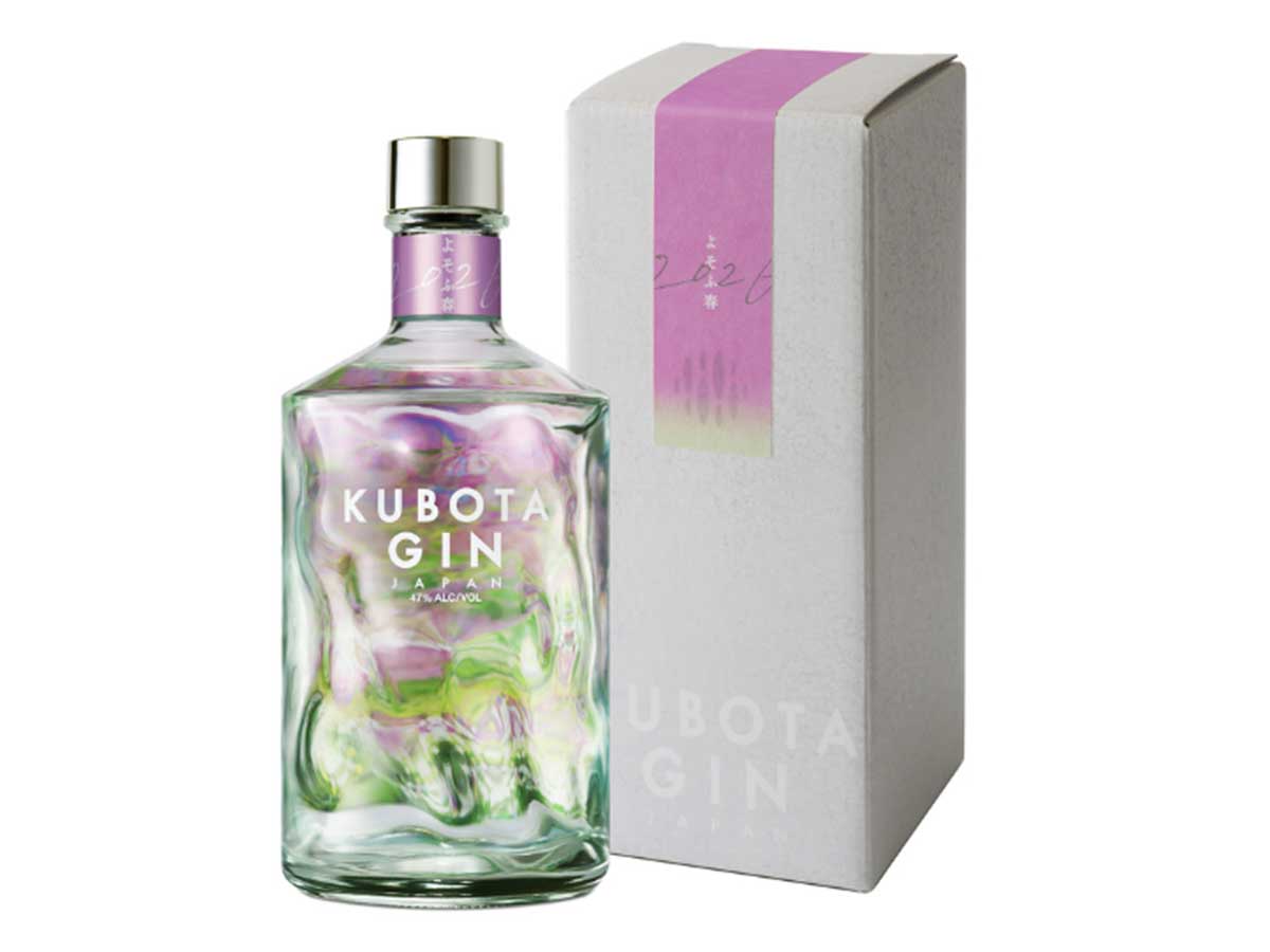 2000本限定蒸留の「KUBOTA GIN よそふ春」（700ml）6,500円