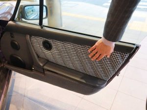 随所から、このクラシックカーが愛されて丁寧に使われてきたことが伝わってくる