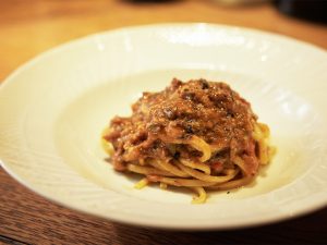 「アンコウのラグーソーストンナレッリ」（3,500円）