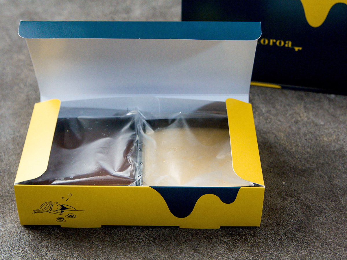 オリジナルデザインBOX入り。冷凍便で届きます