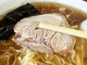 柔らかく煮込まれたチャーシューは絶妙な仕上がり