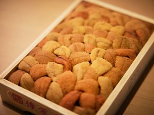 この日、入荷していた極上のウニ