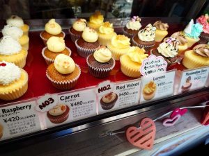 カップケーキは1個から気軽に購入できる